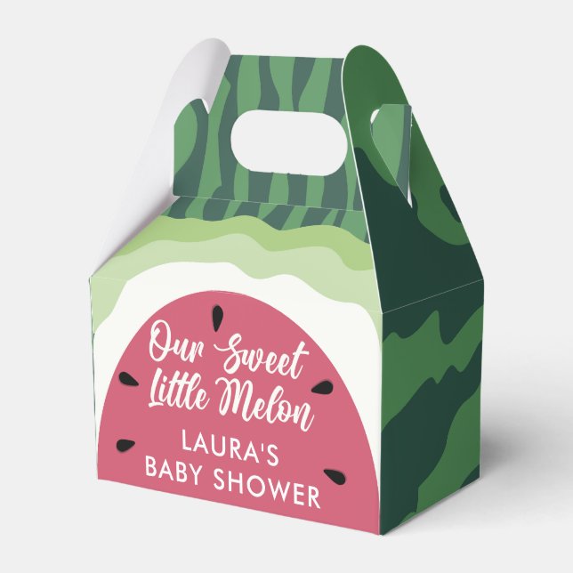 Caja Para Regalos Melón de agua dulce verano Melón Baby Shower (Front Side)