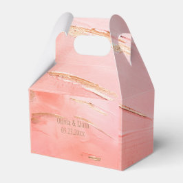 Caja Para Regalos Melón de Melón de color dorado Nombre abstracto Bo