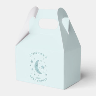 Caja Para Regalos Menta de Baby Shower del tema de la estrella de la
