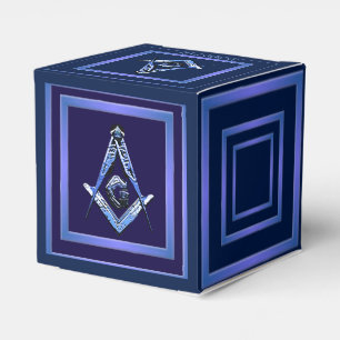 Caja Para Regalos Mentes masónicas (azul)