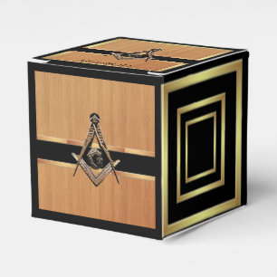 Caja Para Regalos Mentes masónicas (dorado)
