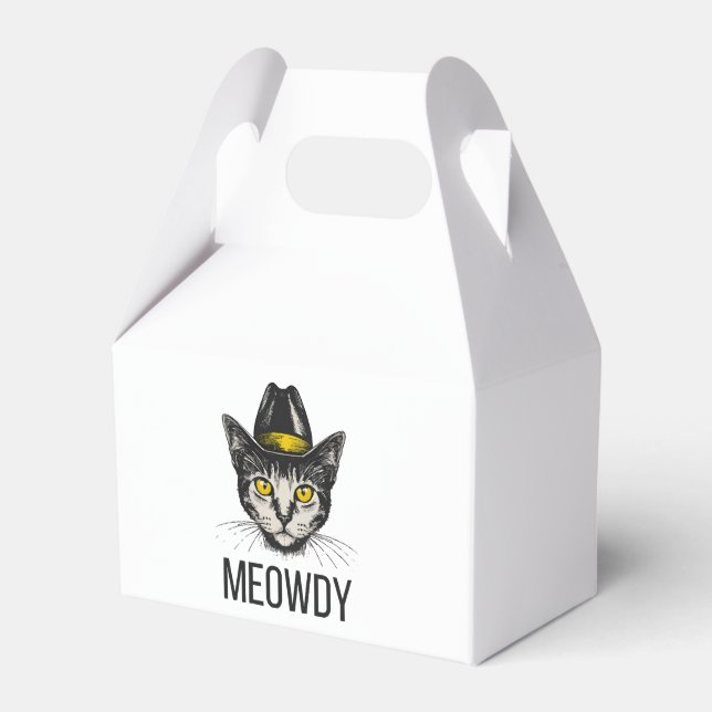 Caja Para Regalos Meowdy Funny Cat (Front Side)