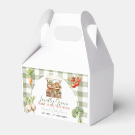 Caja Para Regalos Mercado fresco local Baby Shower Gingham