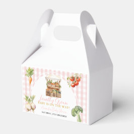 Caja Para Regalos Mercado fresco local Baby Shower Gingham