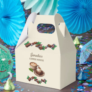 Caja Para Regalos Mercancía personalizada de panadería vintage de br