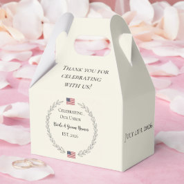 Caja Para Regalos merica 250th Anniversary Wedding  | Custom names