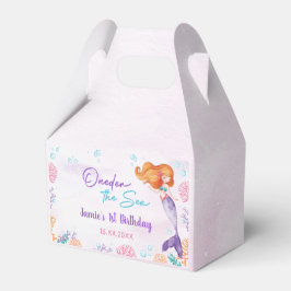 Caja Para Regalos Mermaid 1st Birthday Oneder The Sea Party