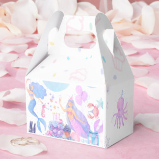 Caja Para Regalos Mermaid Birthday