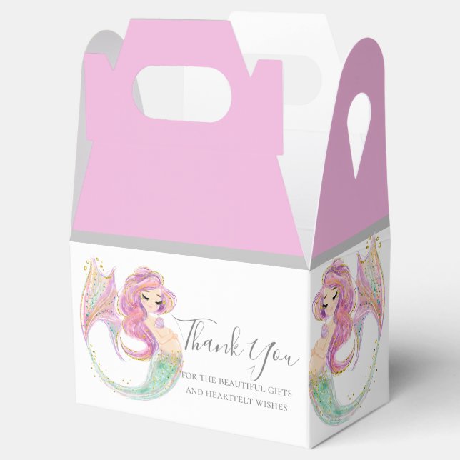 CAJA PARA REGALOS MERMAID FIESTA BABY SHOWER (Abierto)