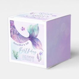 Caja Para Regalos Mermaid Under the sea cumpleaños party gracias