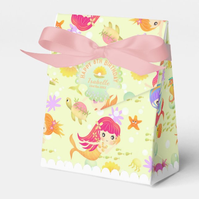 Caja Para Regalos Mermaids Lemon Green (Front Side)