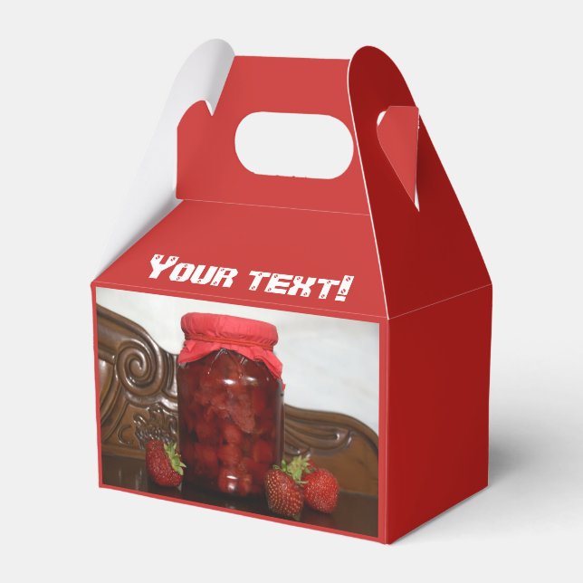 Caja Para Regalos mermelada de fresa (Front Side)