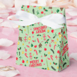 Caja Para Regalos Merry Christmas Cute Doodle Whimsical Pattern<br><div class="desc">Hope you like this holiday design. Click "personalize" to edit and change the background colors. Check my shop for more matching items like greeting cards, gift tags, stickers, mugs, towels, tissue paper as well as other holiday patterns. Thanks for shopping with me! if you'd like something custom let me know!...</div>