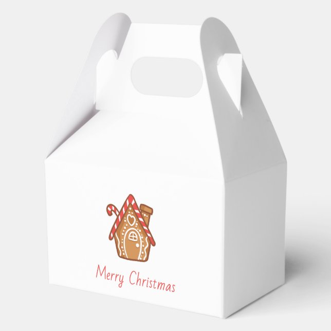 Caja Para Regalos Merry Christmas Favor Boxes (Reverso )