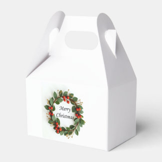 Caja Para Regalos Merry Christmas Gable FavBox