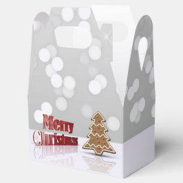 Caja Para Regalos Merry Christmas Gingerbread Tree