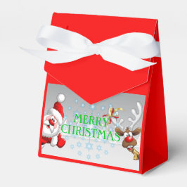 Caja Para Regalos Merry Christmas Tent Favor Box