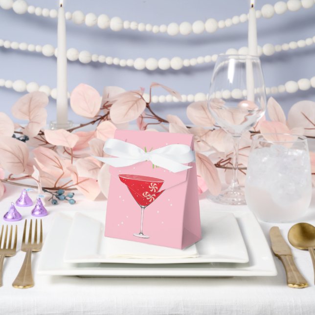 Caja Para Regalos Merry-tini Merry Martini Holiday Cocktail Fiesta (Boda)