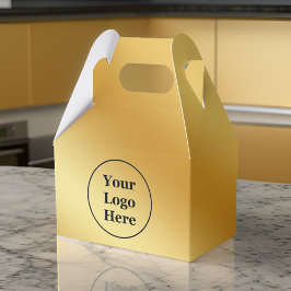 Caja Para Regalos Metálico de oro de lujo