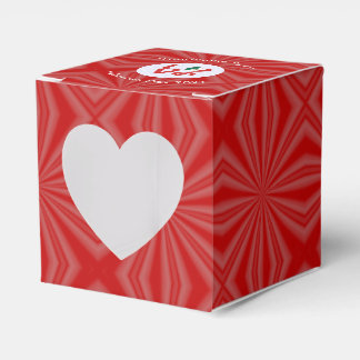 Caja Para Regalos México Bandera Rojo AMOR personalizado