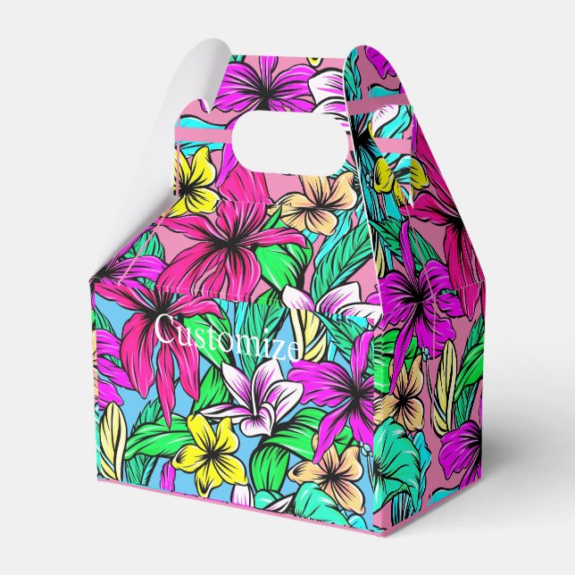 Caja Para Regalos Mezcla de Flores Tropicales Thunder_Cove (Front Side)