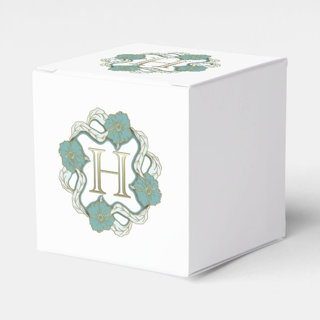 Caja Para Regalos mi firma con la letra h (Costado Anverso)