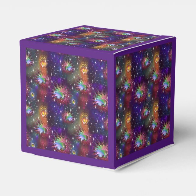 Caja Para Regalos Mi glamuroso patrón Funky Disco Wraping Papel Wi (Reverso Costado)