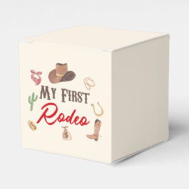 Caja Para Regalos Mi primer novio de Rodeo primer cumpleaños