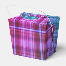 Caja Para Regalos Miami Nights Plaid Favor Box