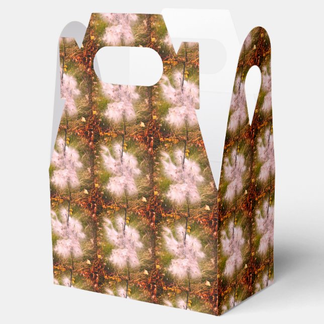 Caja Para Regalos Milkweed | Mariposa | Sangria | Espejo (Abierto)