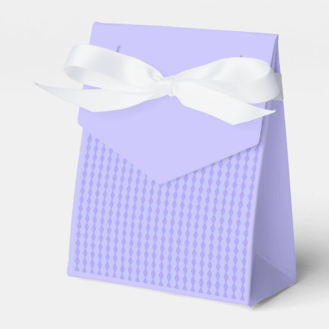 Caja Para Regalos Mini patrón de diamante púrpura (Front Side)