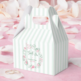 Caja Para Regalos Minimal Perfect Matcha  Bridal Shower Thank You