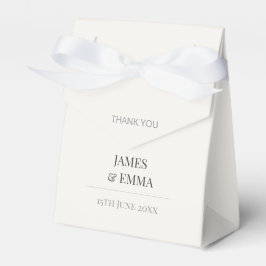 Caja Para Regalos minimalist Wedding | Warm Ivory