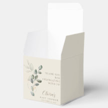 Minimalista Boho Gold Greenery Baby Shower