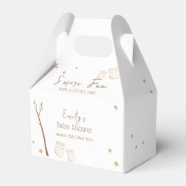 Caja Para Regalos Minimalista Boho S'more Fun Stars Baby Shower