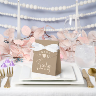 Caja Para Regalos Minimalista simple oso moderno Baby Shower Favor B