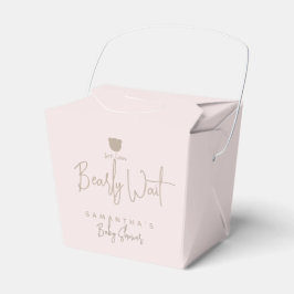 Caja Para Regalos Minimalista y simple oso moderno Baby Shower