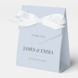 Caja Para Regalos Minimalistic Elegant Typography Dusky Blue