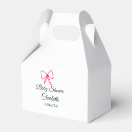 CAJA PARA REGALOS MÍNIMO DE FECHA DE AÑADIDA DE NOMBRE DE BABY SHOWE