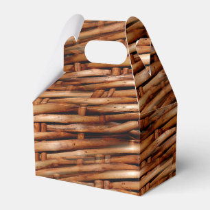 Caja Para Regalos Mirada rugosa de la cesta de mimbre