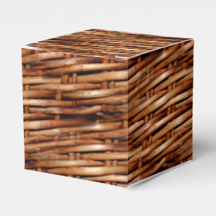 Caja Para Regalos Mirada rugosa de la cesta de mimbre