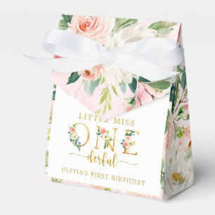 Caja Para Regalos Miss Maravillosa Floral Primer Fiesta de cumpleaño