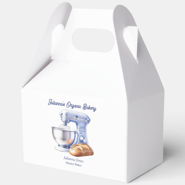 Caja Para Regalos Mixer Bread Bakery Pastry Chef  (Anverso)