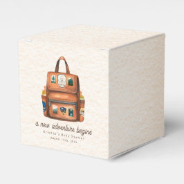 Caja Para Regalos Mochila de aventura + Botellas Woodland Baby Showe