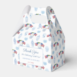 Caja Para Regalos Moda Chinoiserie 4 de julio Boda