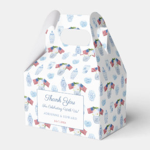 Caja Para Regalos Moda Chinoiserie 4 de julio Boda