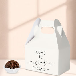 Caja Para Regalos Moda El Amor Es Boda De Crema Dulce