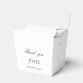 Caja Para Regalos Moda elegante boda minimalista