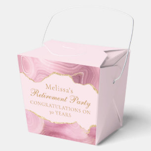 Caja Para Regalos Moda Fiesta de Jubilación Personalizado de Agentes