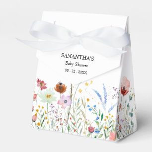 Caja Para Regalos Moda Flor silvestre Baby Shower Favor Box